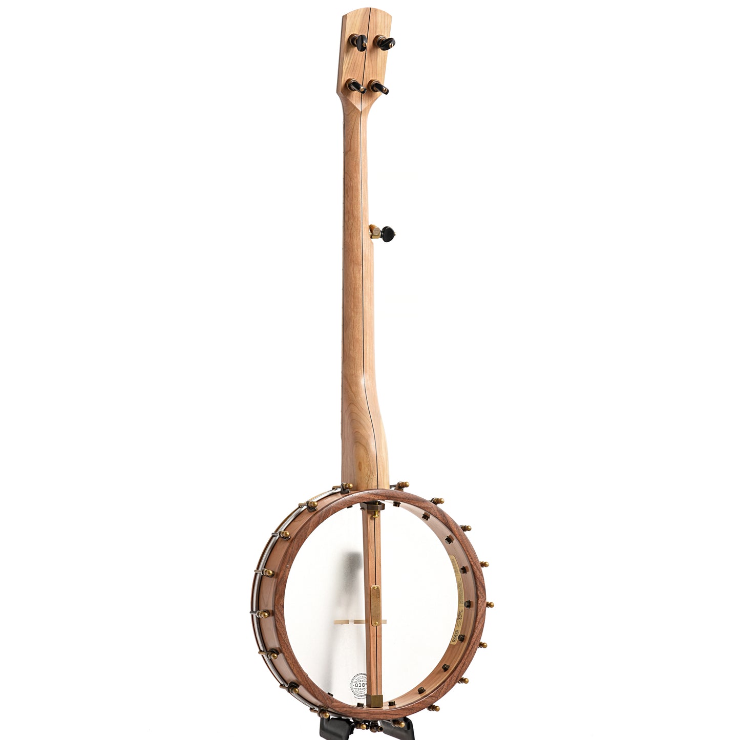 Image 12 of Pisgah Banjo Co. 12" Cherry Possum Openback Banjo, Standard Scale - SKU# PP12S-C-B : Product Type Open Back Banjos : Elderly Instruments