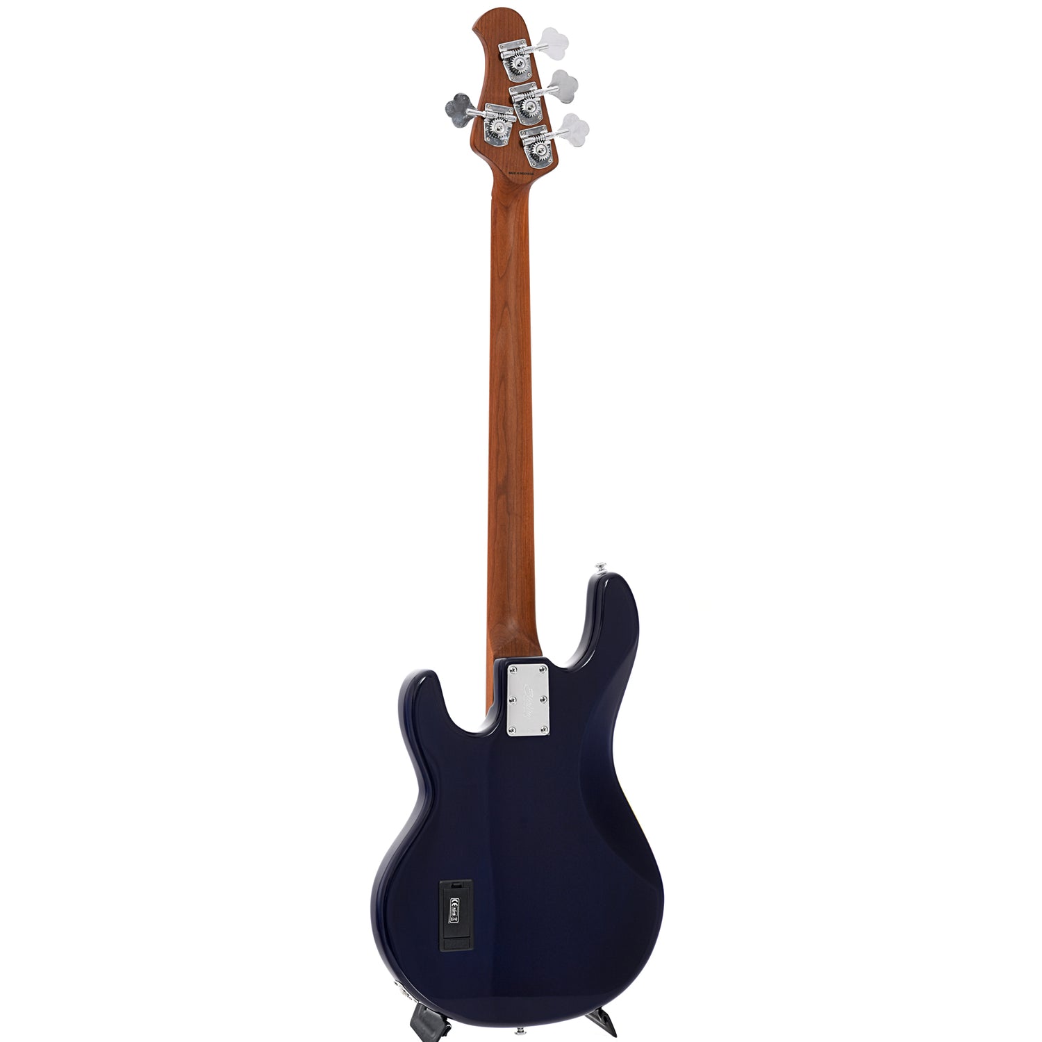 Image 12 of Sterling by Music Man StingRay34 Flamed Maple 4-String Bass, Neptune Blue- SKU# RAY34FM-NB : Product Type Solid Body Bass Guitars : Elderly Instruments