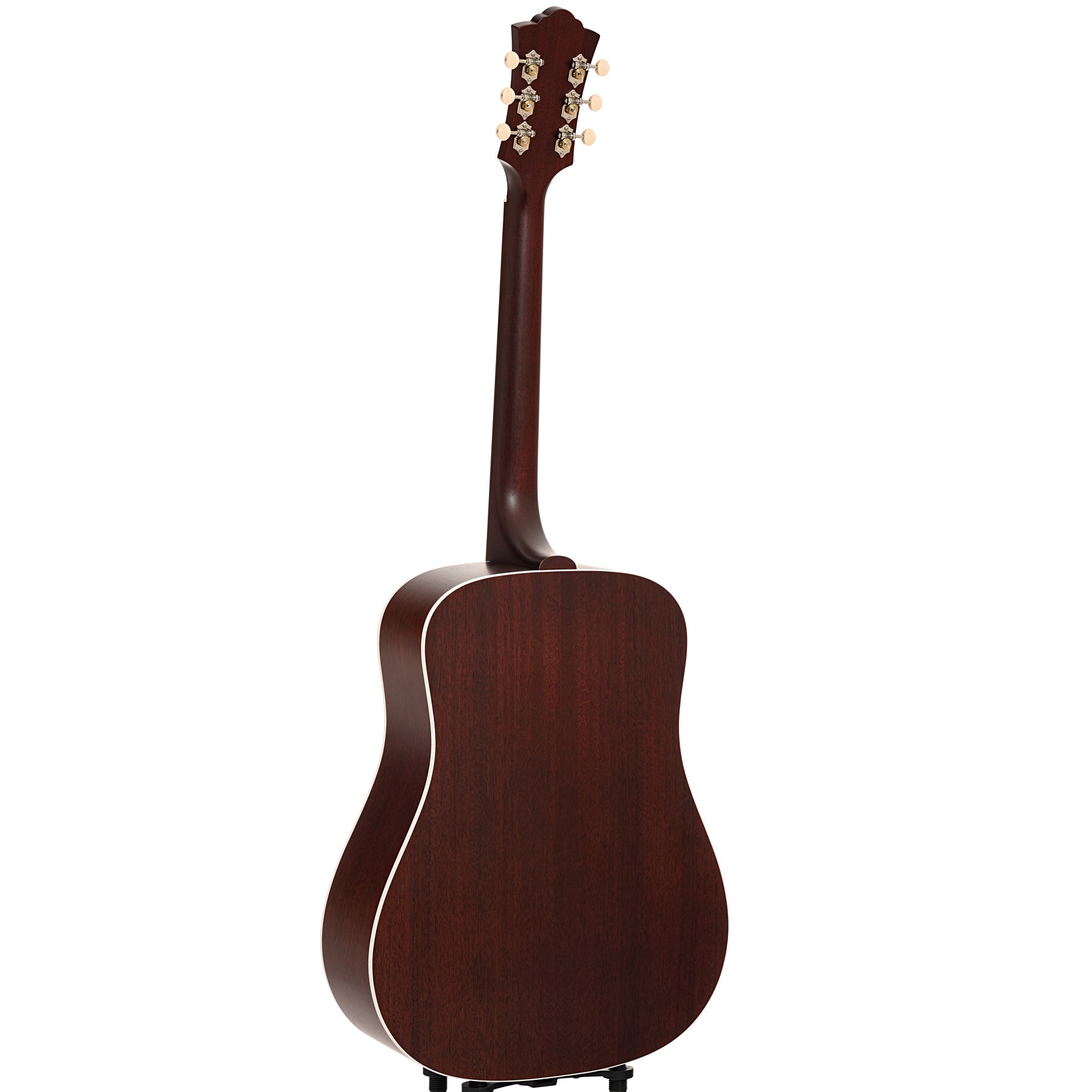 Full back and side of Guild USA D-40E Acoustic 