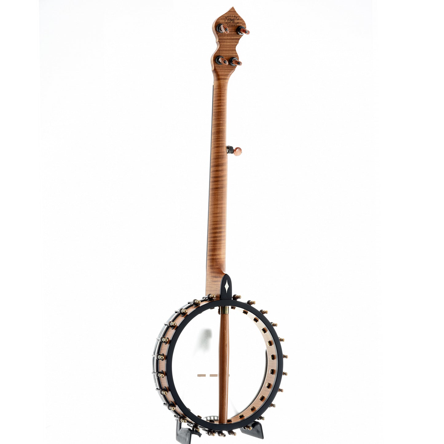 Image 10 of OME North Star Openback Banjo & Case, Curly Maple - SKU# NSTAR-CMPL : Product Type Open Back Banjos : Elderly Instruments