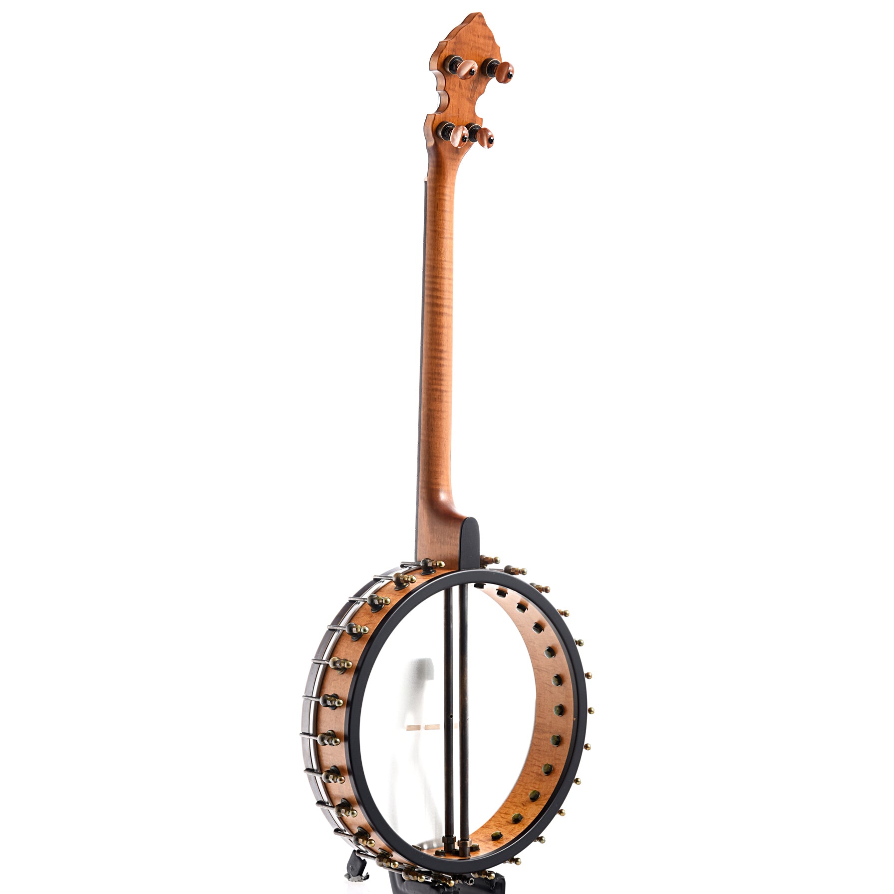 Image 11 of Ome Celtic 12" Tenor Banjo & Gigbag, Curly Maple - SKU# CELTEN19-CMPL12 : Product Type Tenor & Plectrum Banjos : Elderly Instruments