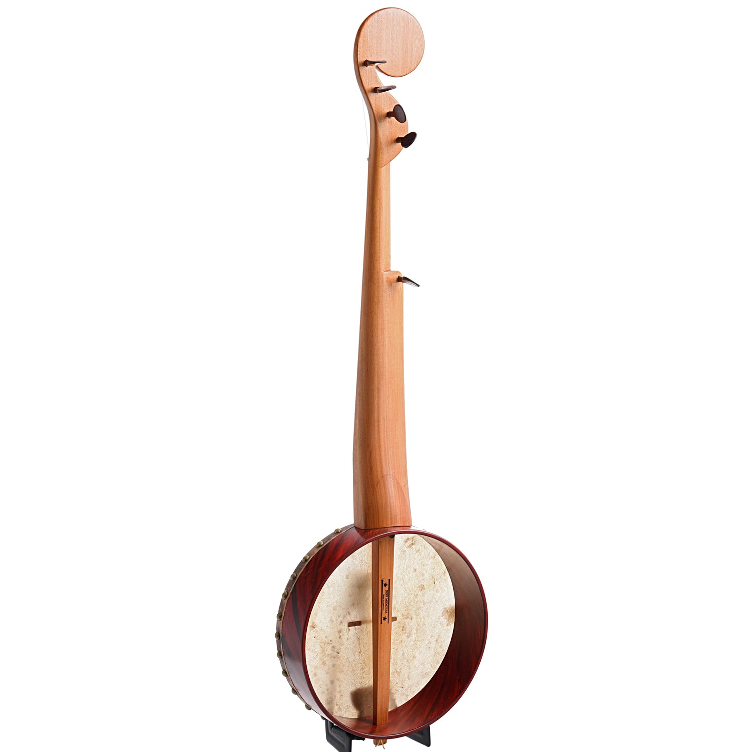 Image 11 of Menzies Fretless Tackhead Banjo, #446 - SKU# MTB51-446 : Product Type Open Back Banjos : Elderly Instruments