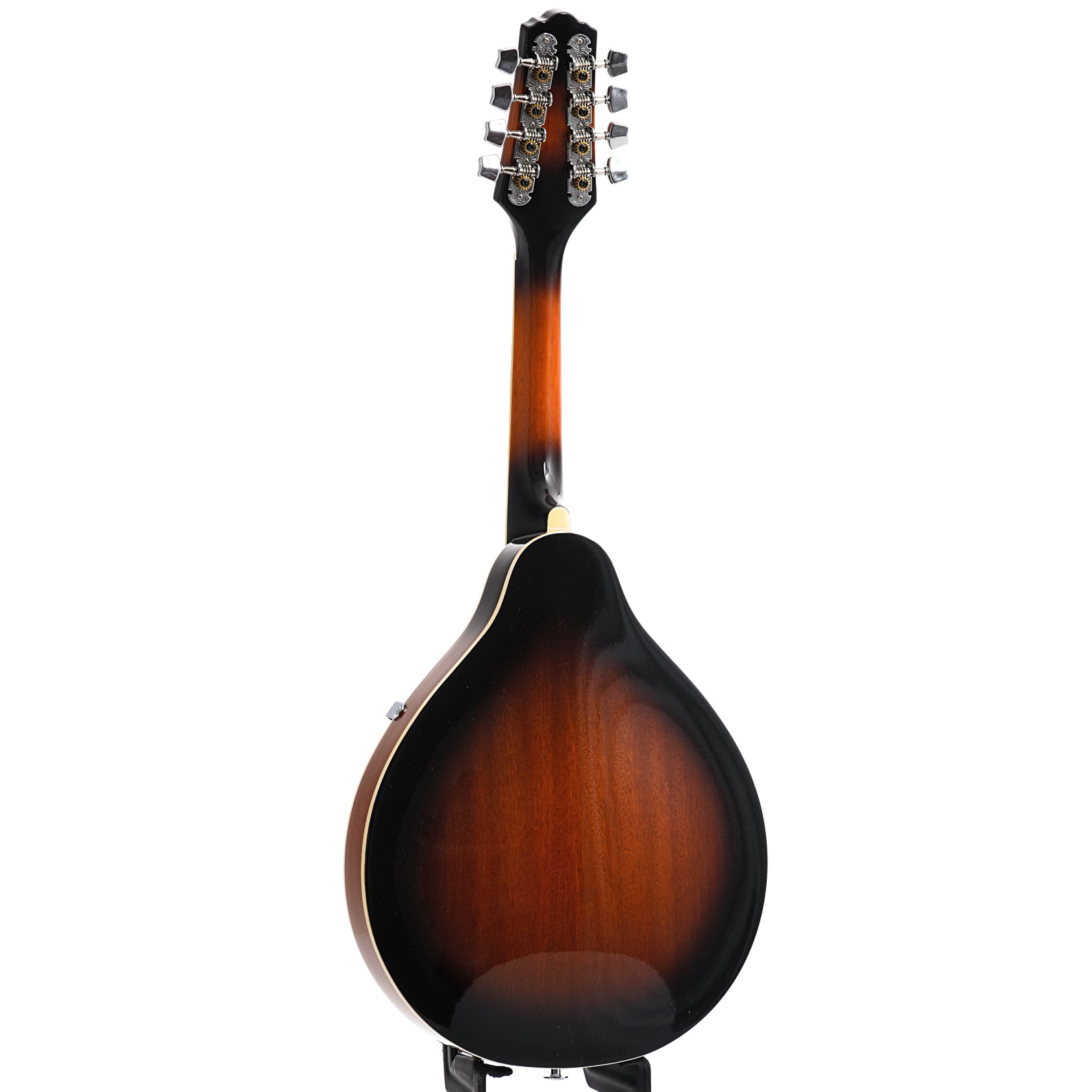 Full Back and Side of Ibanez M510 A-Style Mandolin, Brown Sunburst
