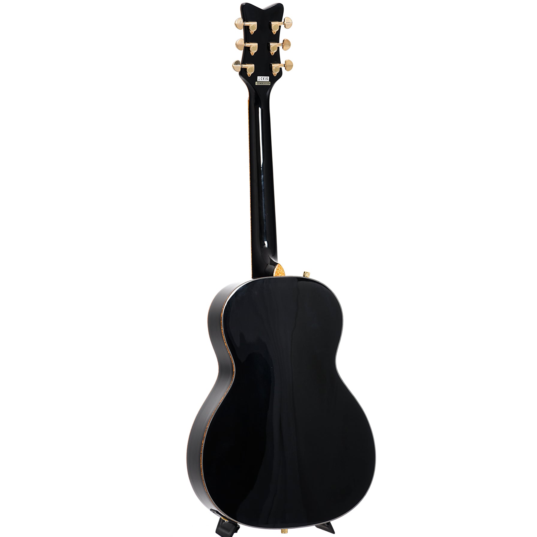 Image 12 of Gretsch G5021E Rancher Penguin Parlor Acoustic/Electric Guitar, Black- SKU# G5021E : Product Type Flat-top Guitars : Elderly Instruments