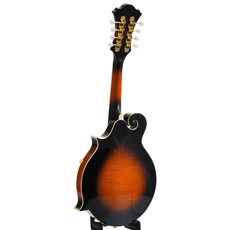 Full back and side of Ibanez M522 F-Style Mandolin, Brown Sunburst