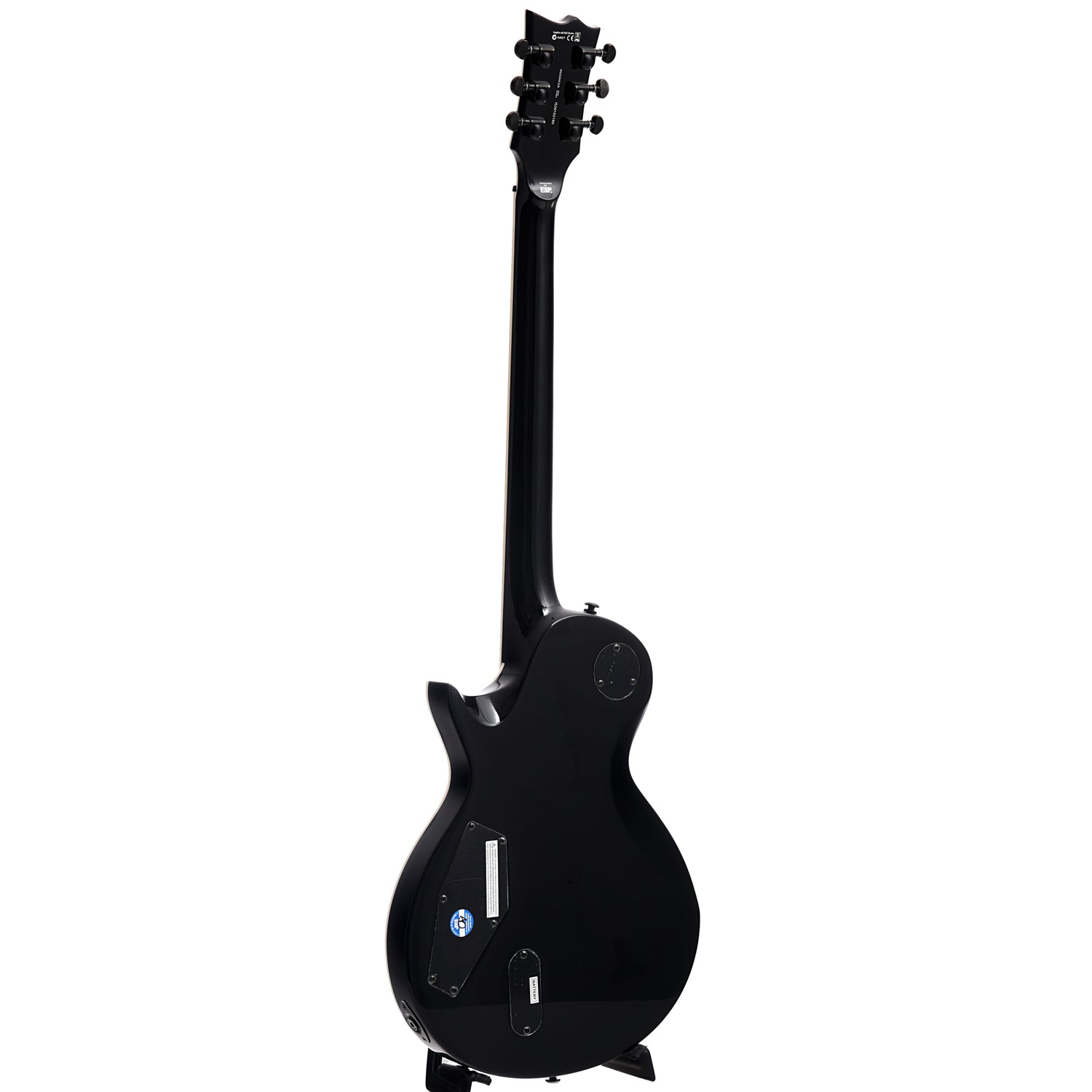 Full back and side of ESP LTD EC-401 Electric Guitar, Black