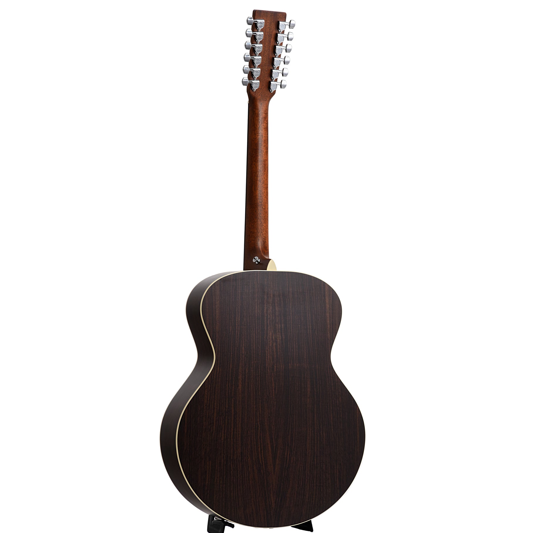 Full Back and Side of Martin Grand J-16E Thin-Body 12-String Guitar 