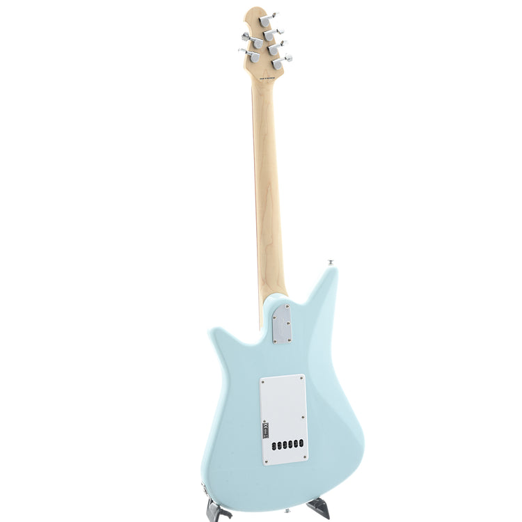 full back and side of Sterling by Music Man Albert Lee, Daphne Blue