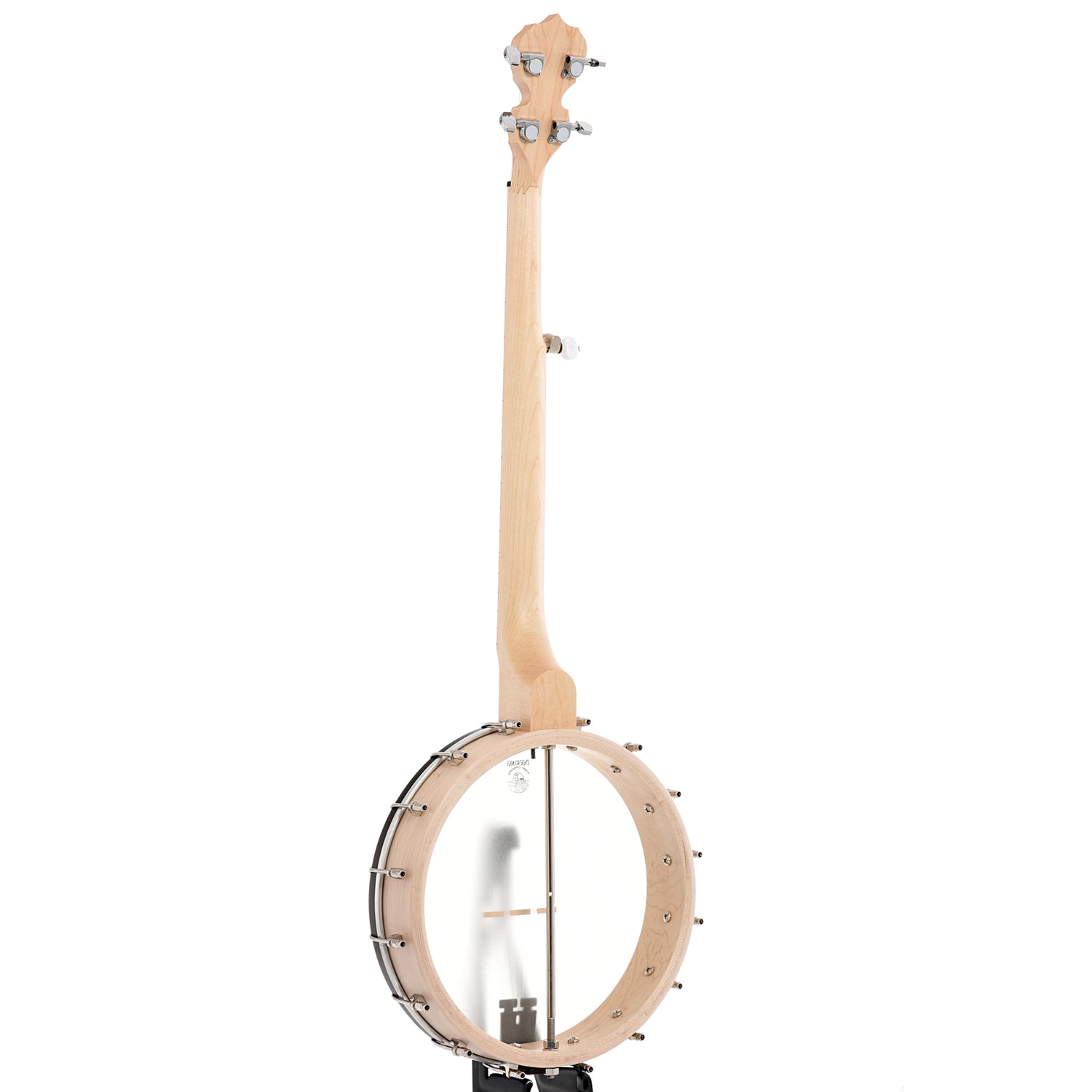 Full back and side of Deering Goodtime Americana Limited Edition Bronze 12" Openback Banjo with Scooped Fretboard