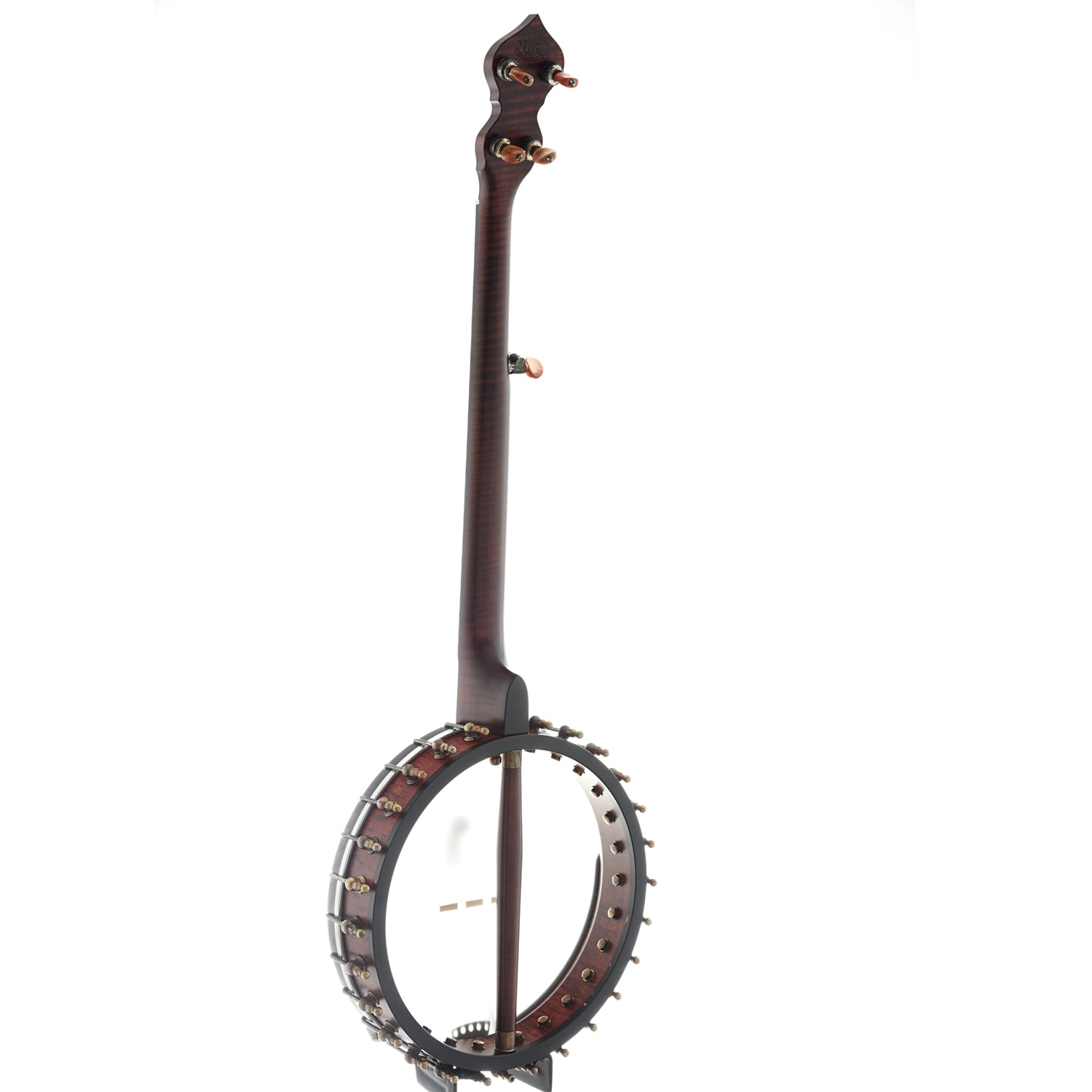 Image 10 of Ome Wizard 12" Openback Banjo & Case, Curly Maple - SKU# WIZARD-CMPL : Product Type Open Back Banjos : Elderly Instruments