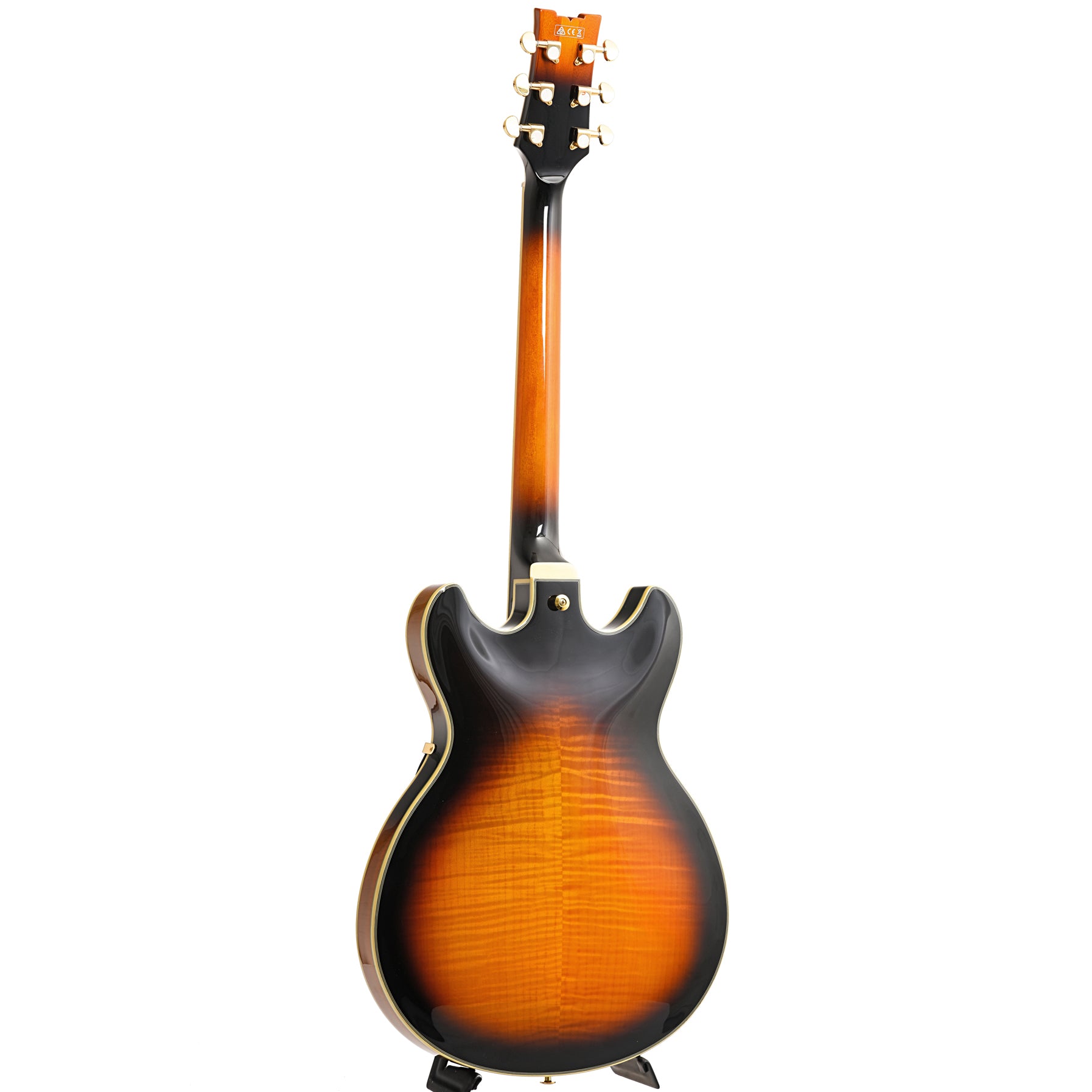 Full Back and Side of Ibanez JSM10 Semi-Hollowbody Guitar