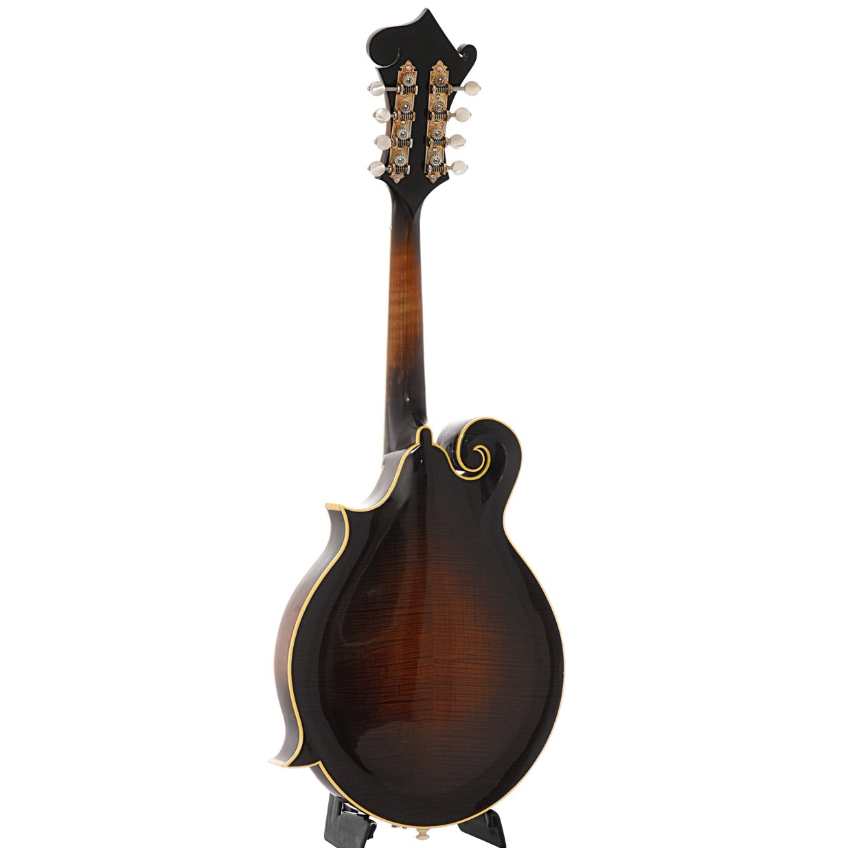 Full back and side of Hinde Custom Instruments "Heritage" F-Model Mandolin,