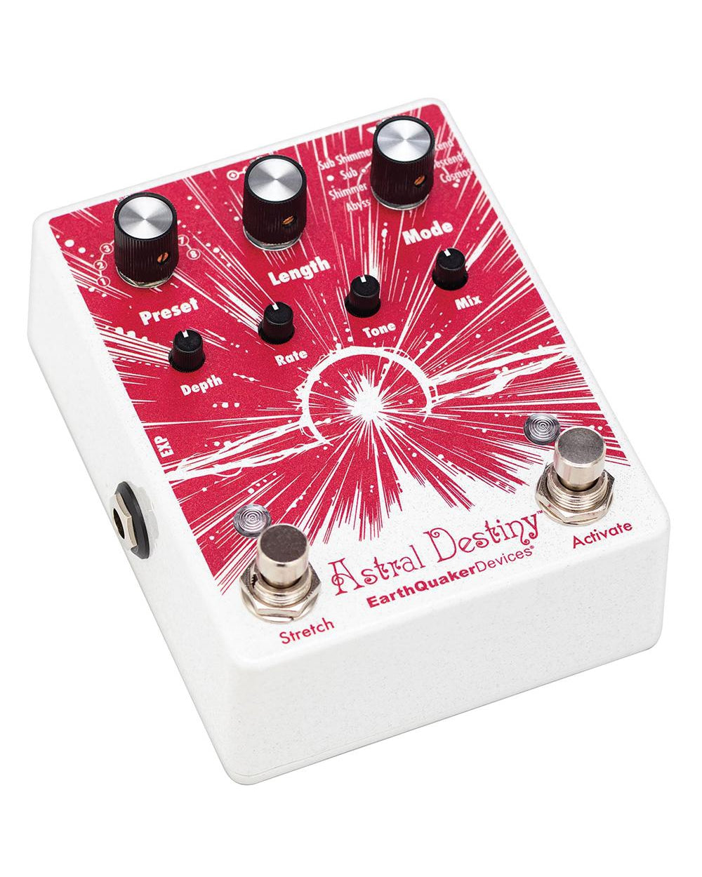 Front and Side of EarthQuaker Devices Astral Destiny Reverb Pedal