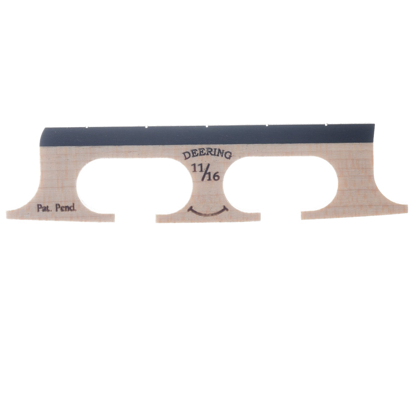 Image 2 of Deering Crowe-Spaced 11/16" Smile Banjo Bridge, with Curved Feet - SKU# BDS1116C : Product Type Accessories & Parts : Elderly Instruments