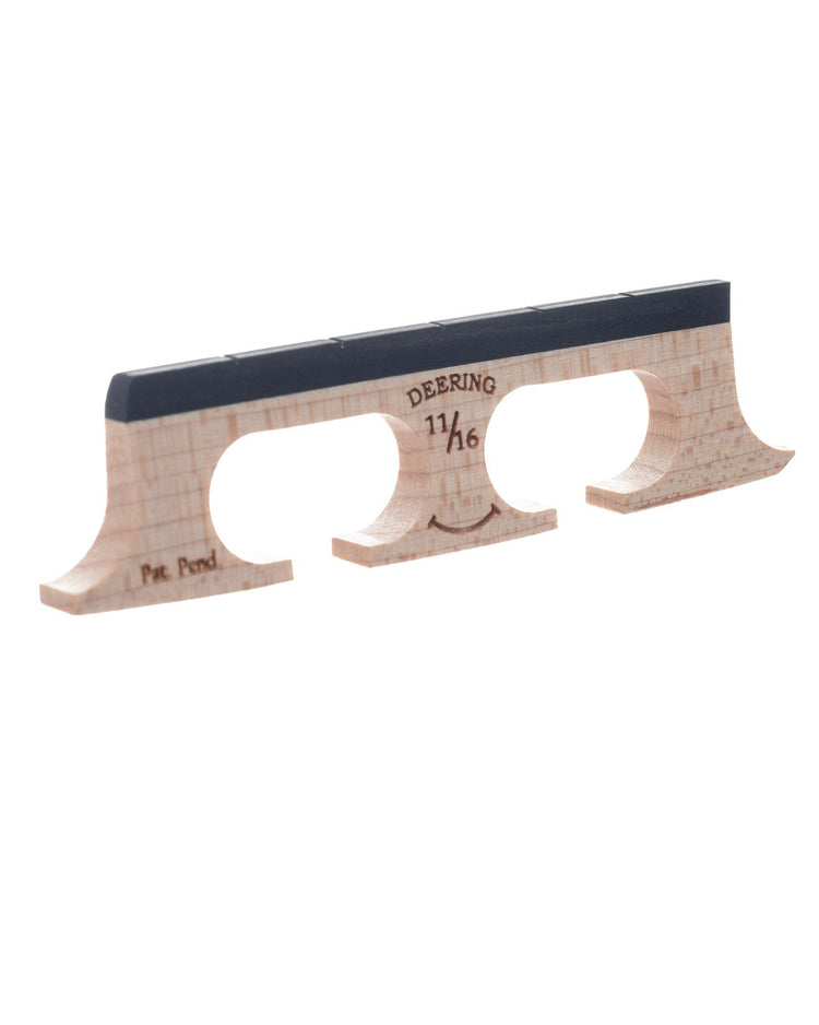 Image 1 of Deering 11/16" Smile Banjo Bridge, with Curved Feet - SKU# BDS1116 : Product Type Accessories & Parts : Elderly Instruments