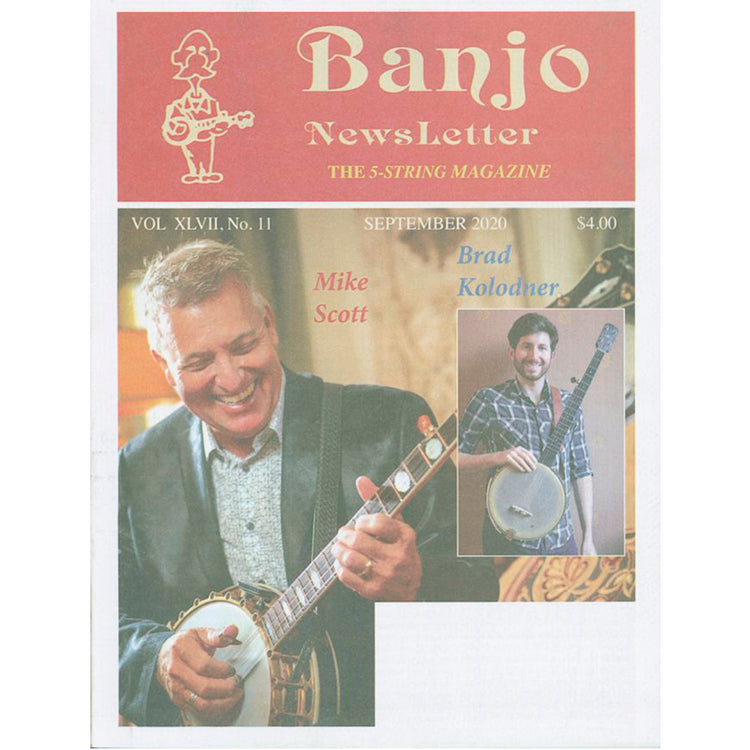 Image 1 of Banjo Newsletter - September 2020, Vol. XLVII, No. 11 - SKU# BN-202009 : Product Type Media : Elderly Instruments