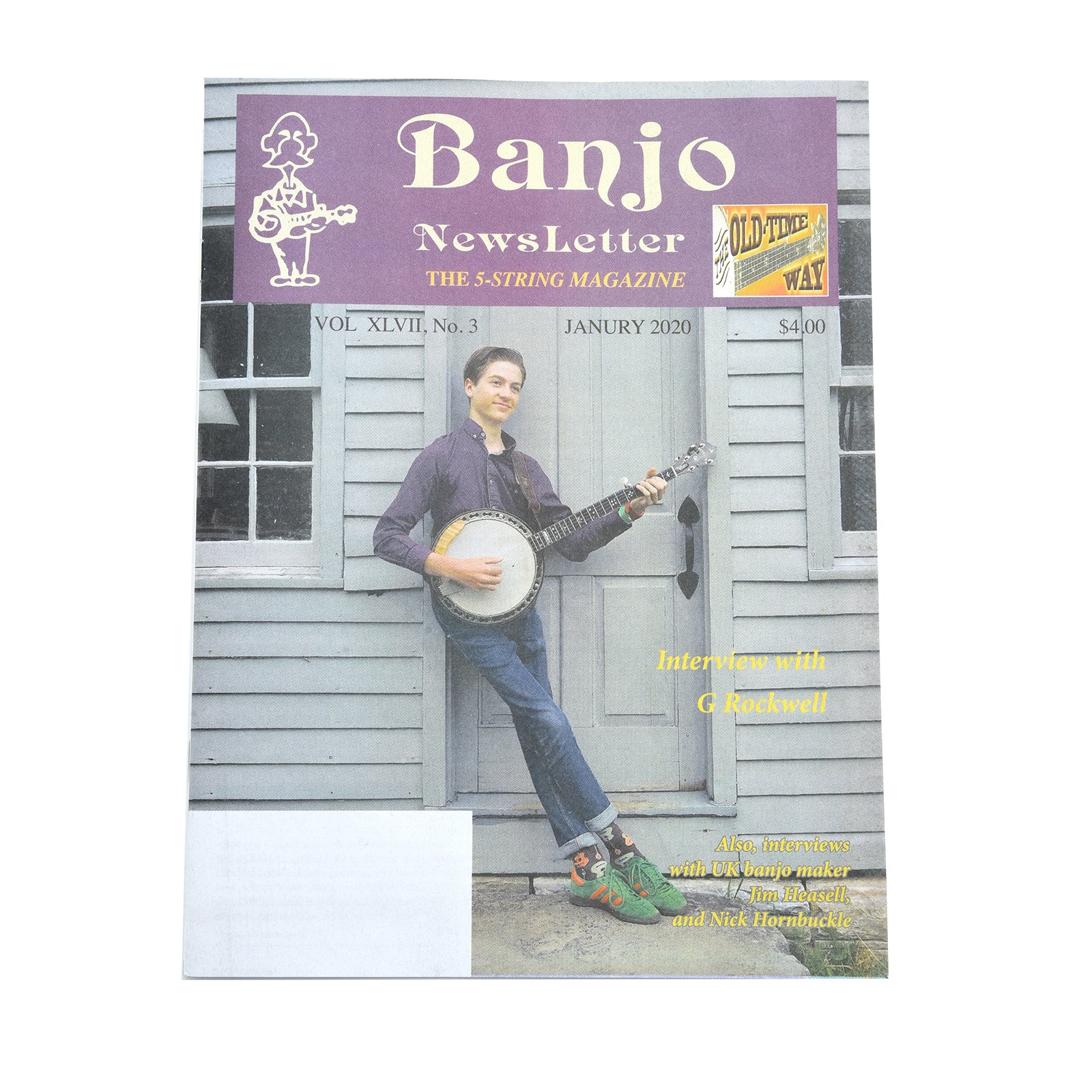 Image 1 of Banjo Newsletter - January 2020, Vol. XLVII, No. 3 - SKU# BN-202001 : Product Type Media : Elderly Instruments