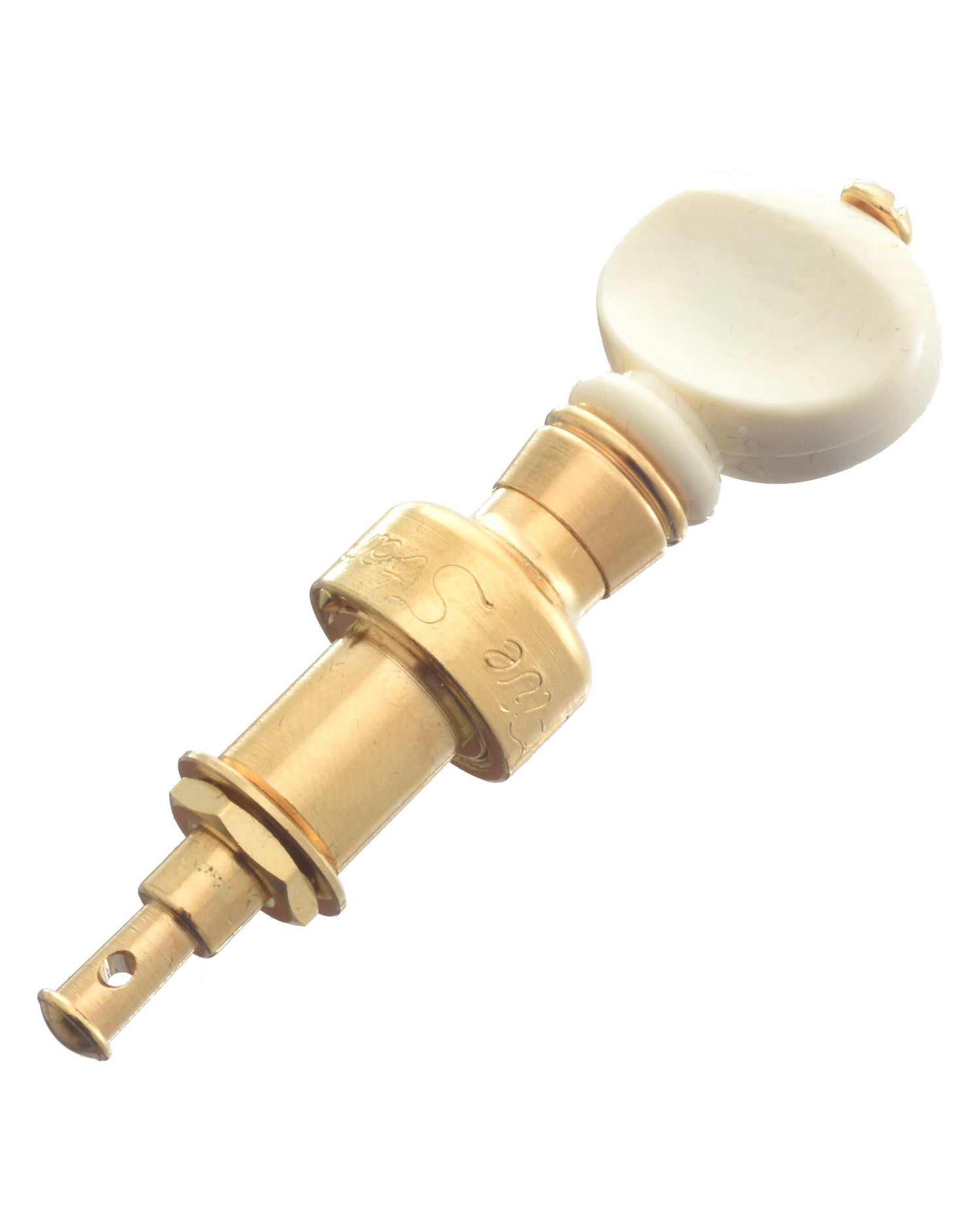 Image 1 of 5-Star Gold Banjo Peg, Cream Button, Single Peg - SKU# BP7GS : Product Type Accessories & Parts : Elderly Instruments