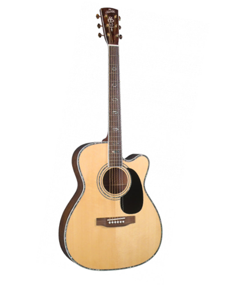 Full Front of Blueridge Contemporary Series BR-73CE 000 Acoustic-Electric Guitar