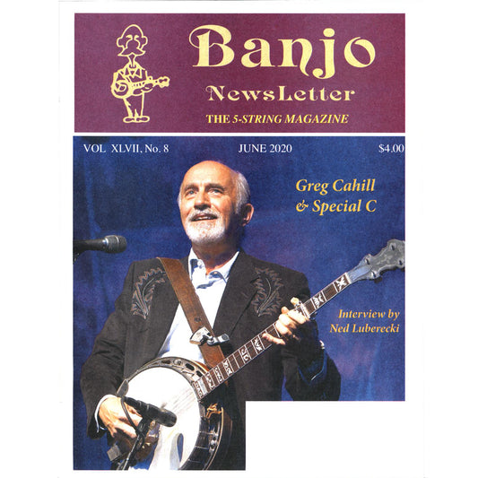Image 1 of Banjo Newsletter - June 2020, Vol. XLVII, No. 8 - SKU# BN-202006 : Product Type Media : Elderly Instruments