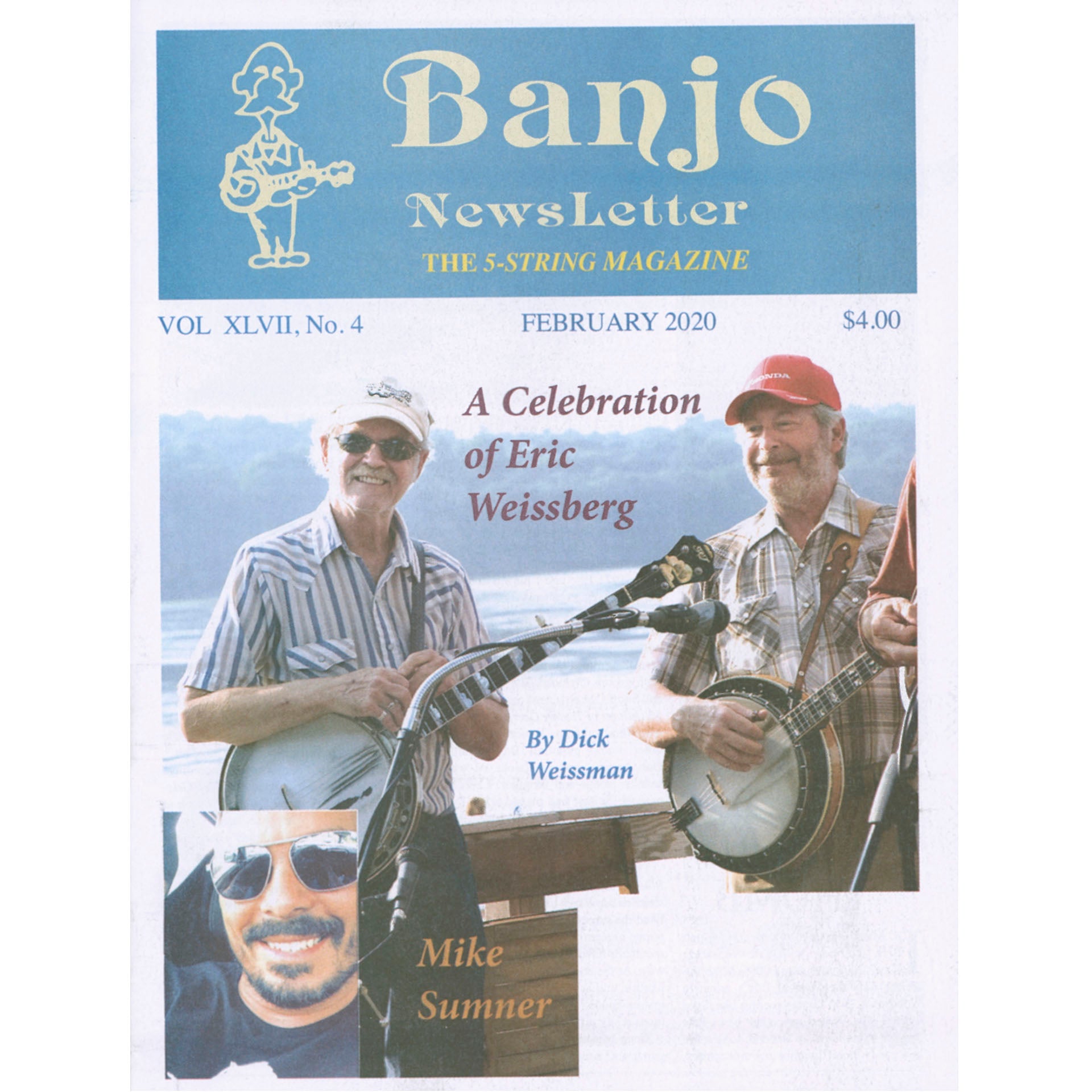 Image 1 of Banjo Newsletter - February 2020, Vol. XLVII, No. 4 - SKU# BN-202002 : Product Type Media : Elderly Instruments