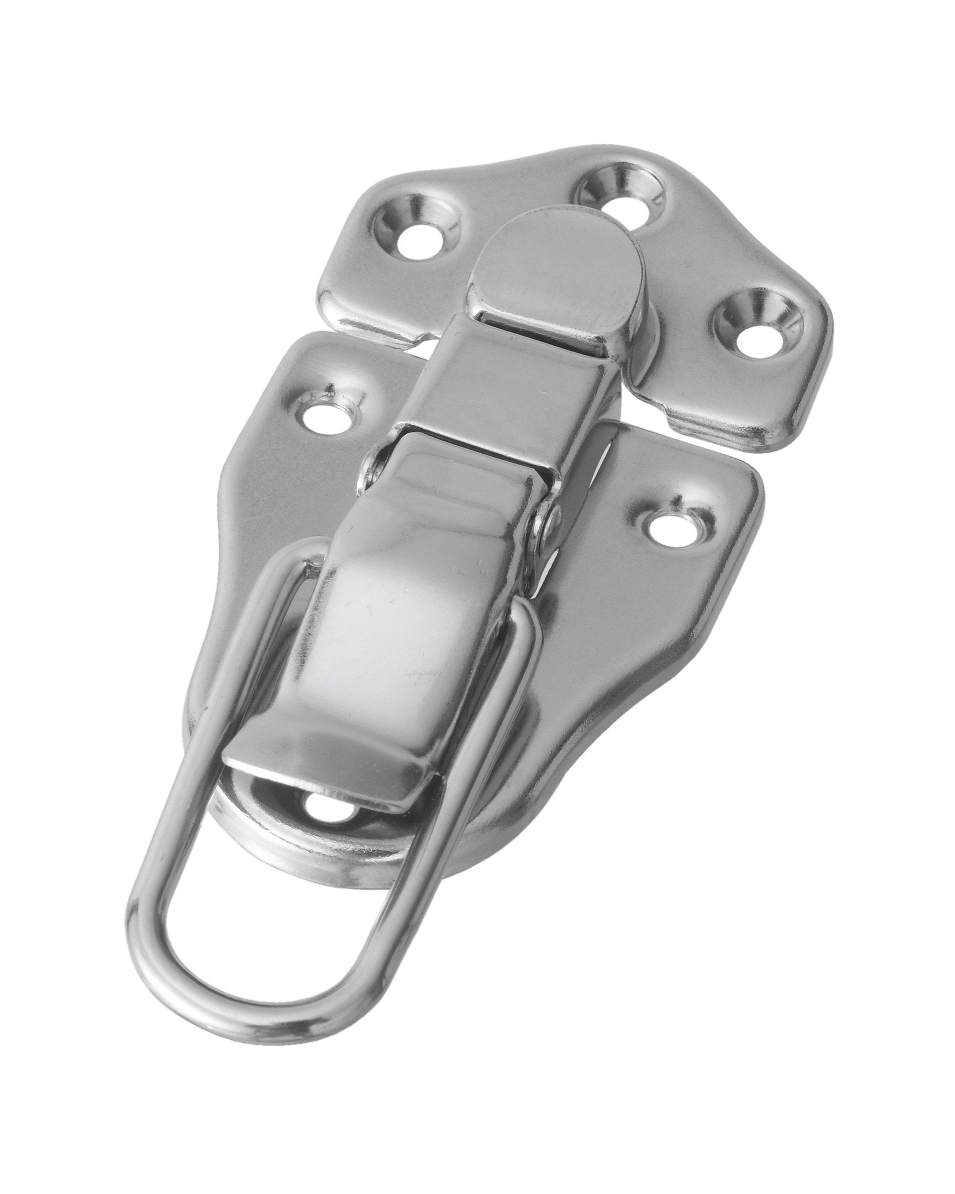Front of Nickel Drawbolt Case Latch