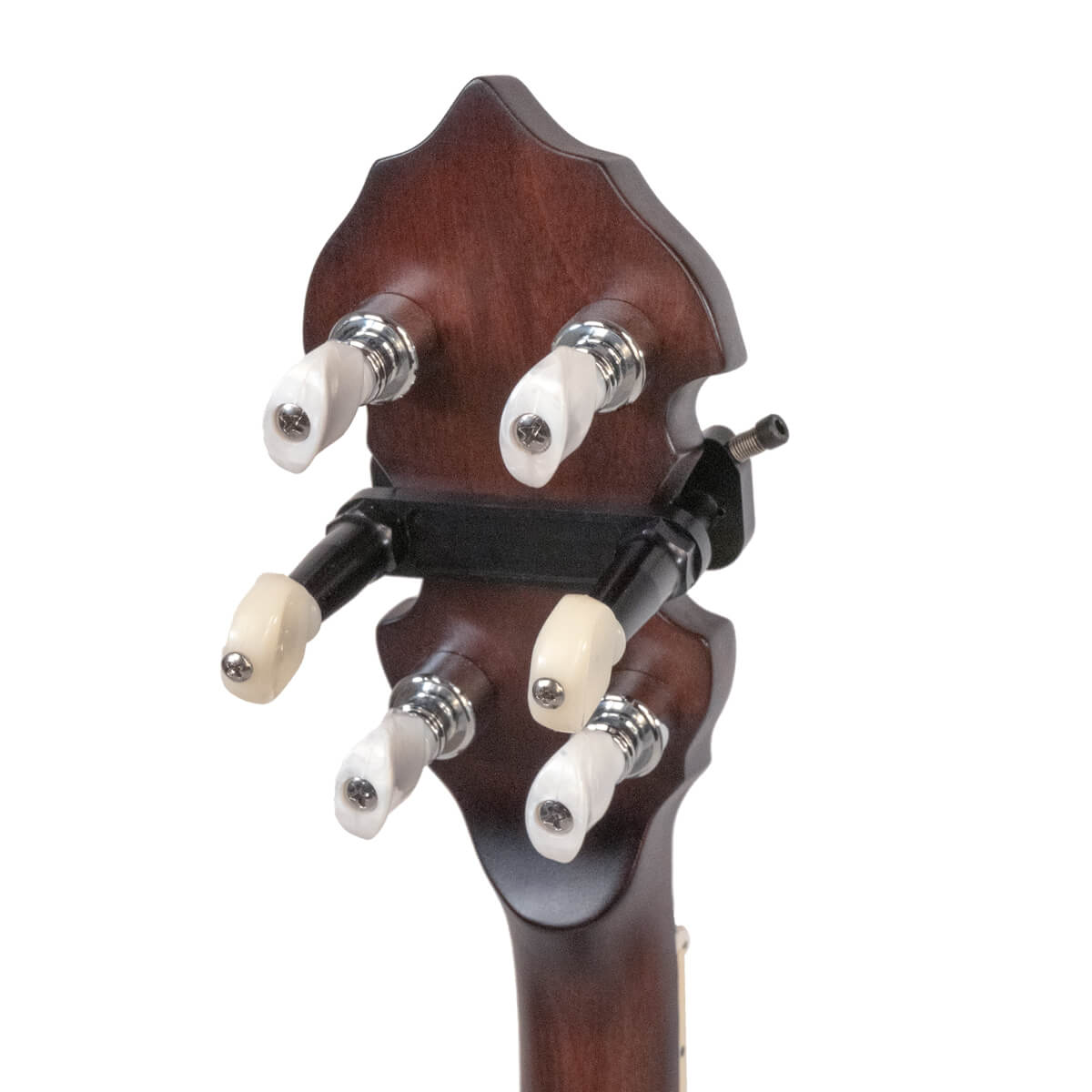 Cheat-A-Keys Banjo D-Tuners Back Headstock view