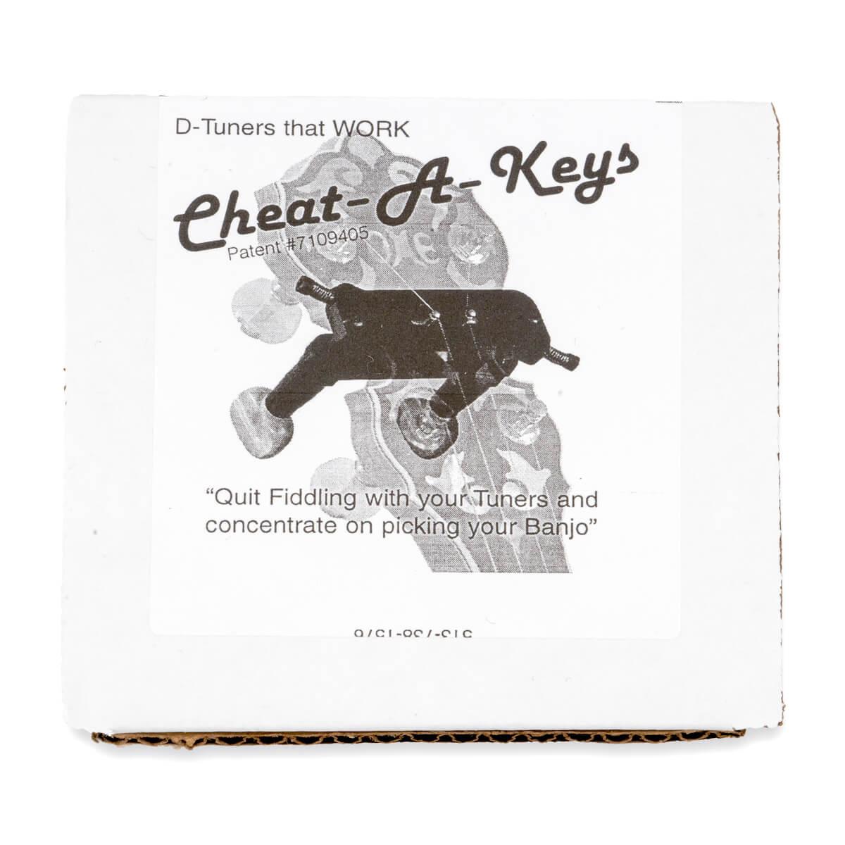 Packaging for Cheat-A-Keys Banjo D-Tuners