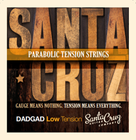 Image 1 of Santa Cruz Parabolic Tension Guitar Strings, DADGAD, Low Tension- SKU# SCPT-DADLOW : Product Type Strings : Elderly Instruments