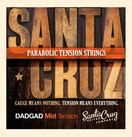 Image 1 of Santa Cruz Parabolic Tension Guitar Strings, DADGAD, Mid Tension- SKU# SCPT-DADMID : Product Type Strings : Elderly Instruments