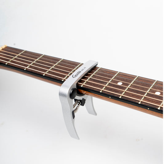 Image 2 of Guitto GGC-06 Guitar Capo, Silver - SKU# GGC-06S : Product Type Accessories & Parts : Elderly Instruments