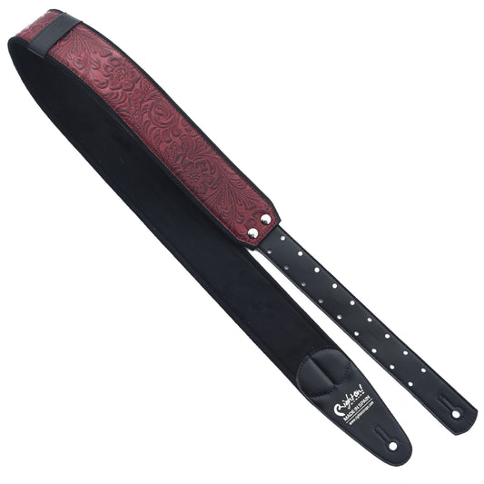 Image 2 of Right On! Straps Mojo Sandokan Guitar Strap, Red - SKU# RMS-R : Product Type Accessories & Parts : Elderly Instruments