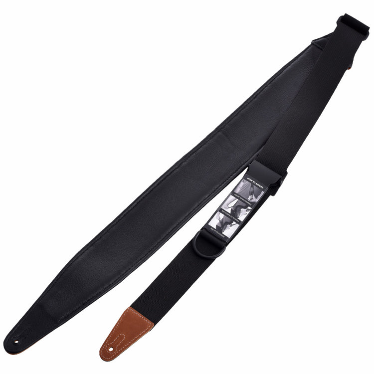 Image 2 of Fender 2.5" Right Height Leather Strap - SKU# FRHLS : Product Type Accessories & Parts : Elderly Instruments