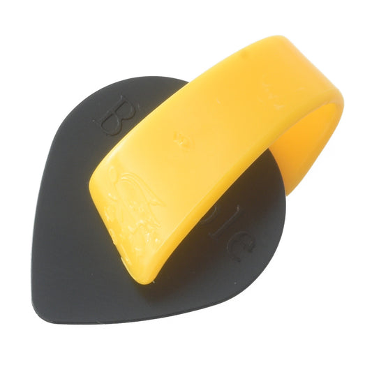 Image 2 of Fred Kelly Delrin Light Gauge Bumble Bee Jazz Pick - SKU# PKBBJ-L : Product Type Accessories & Parts : Elderly Instruments