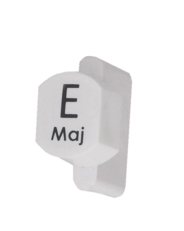 Front of Autoharp Button, E Major