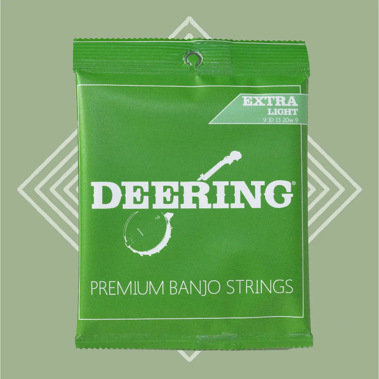 Deering 5-String Nickel-Plated Steel Extra-Light Gauge Banjo Strings