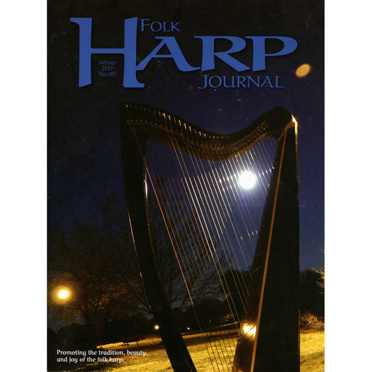 Image 1 of Folk Harp Journal - Winter 2019 Issue #185 - SKU# FHJ-201911 : Product Type Media : Elderly Instruments