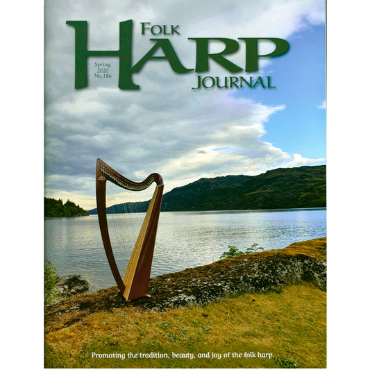 Image 1 of Folk Harp Journal - Spring 2020 Issue #186 - SKU# FHJ-202002 : Product Type Media : Elderly Instruments