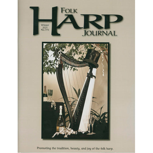Image 1 of Folk Harp Journal - Winter 2021 Issue #193 - SKU# FHJ-202112 : Product Type Media : Elderly Instruments
