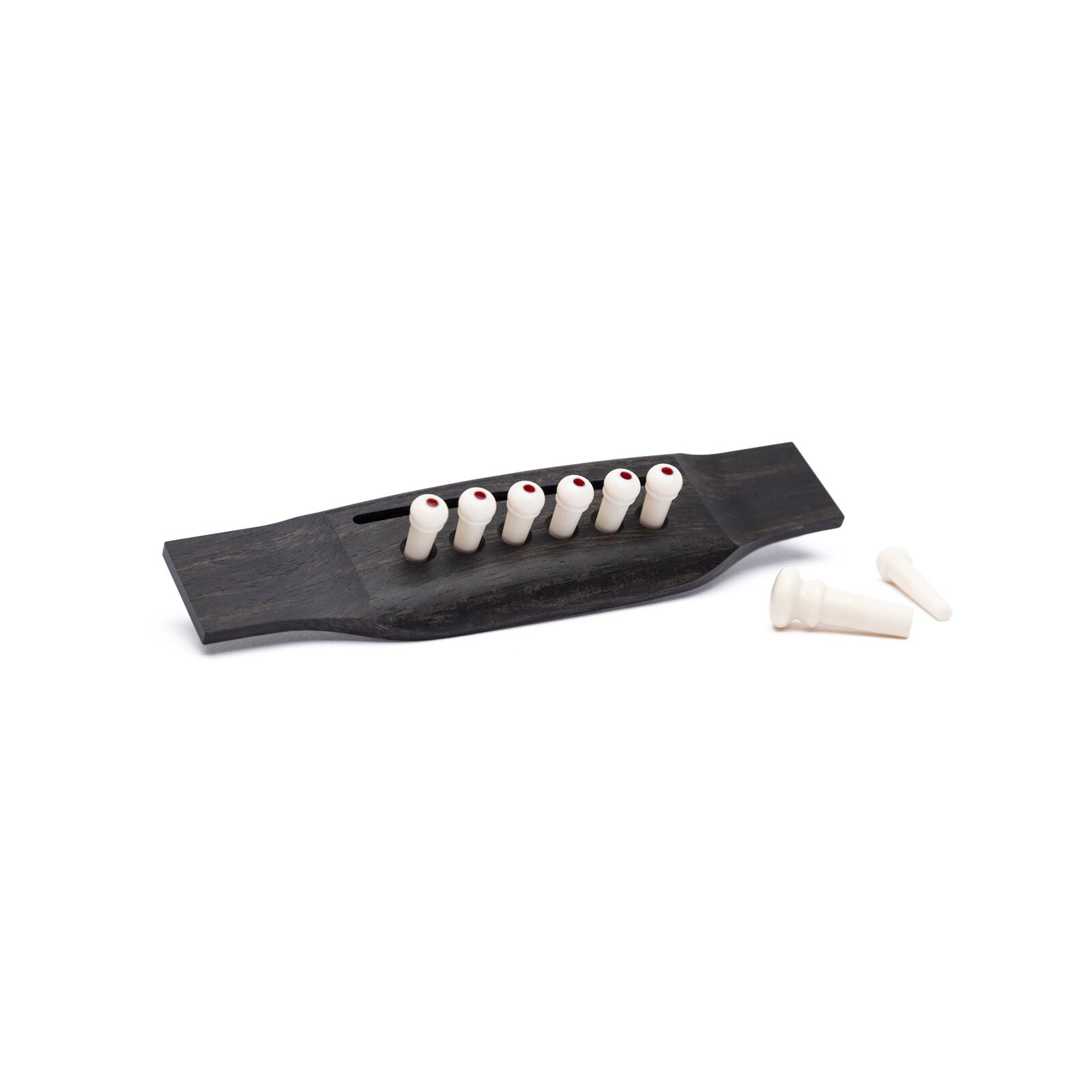 Image 1 of Martin Authentic Series Bridge Pin Set, Unslotted, White with Tortoise Dot - SKU# GA60AUTH : Product Type Accessories & Parts : Elderly Instruments