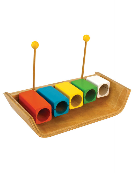 Image 1 of Green Tones Temple Wood Blocks - SKU# GT3740 : Product Type Percussion Instruments : Elderly Instruments