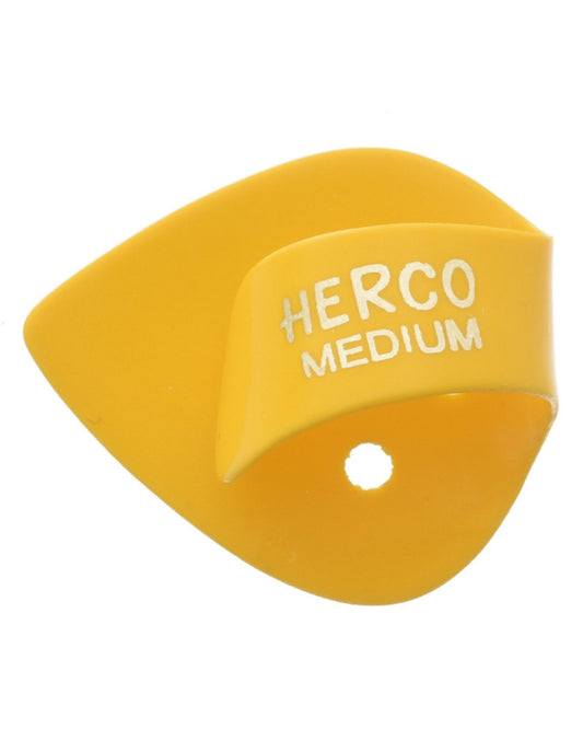 Front of Herco Medium Gauge Flatpick/Thumbpick
