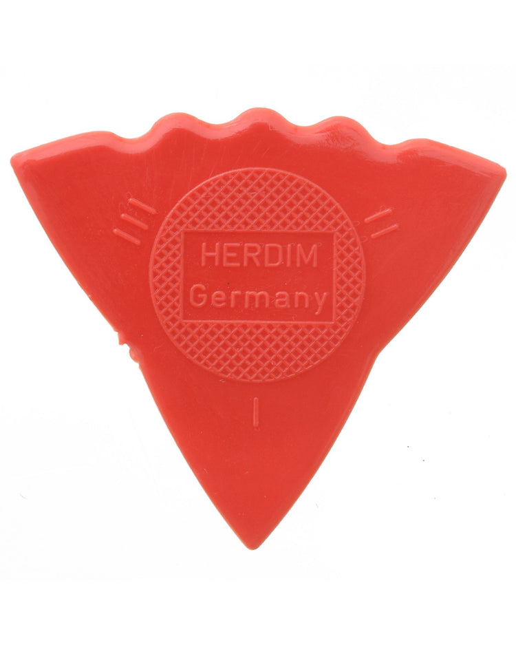 Image 1 of Herdim 3-In-1 Medium Gauge Red Flatpick - SKU# HPK2 : Product Type Accessories & Parts : Elderly Instruments