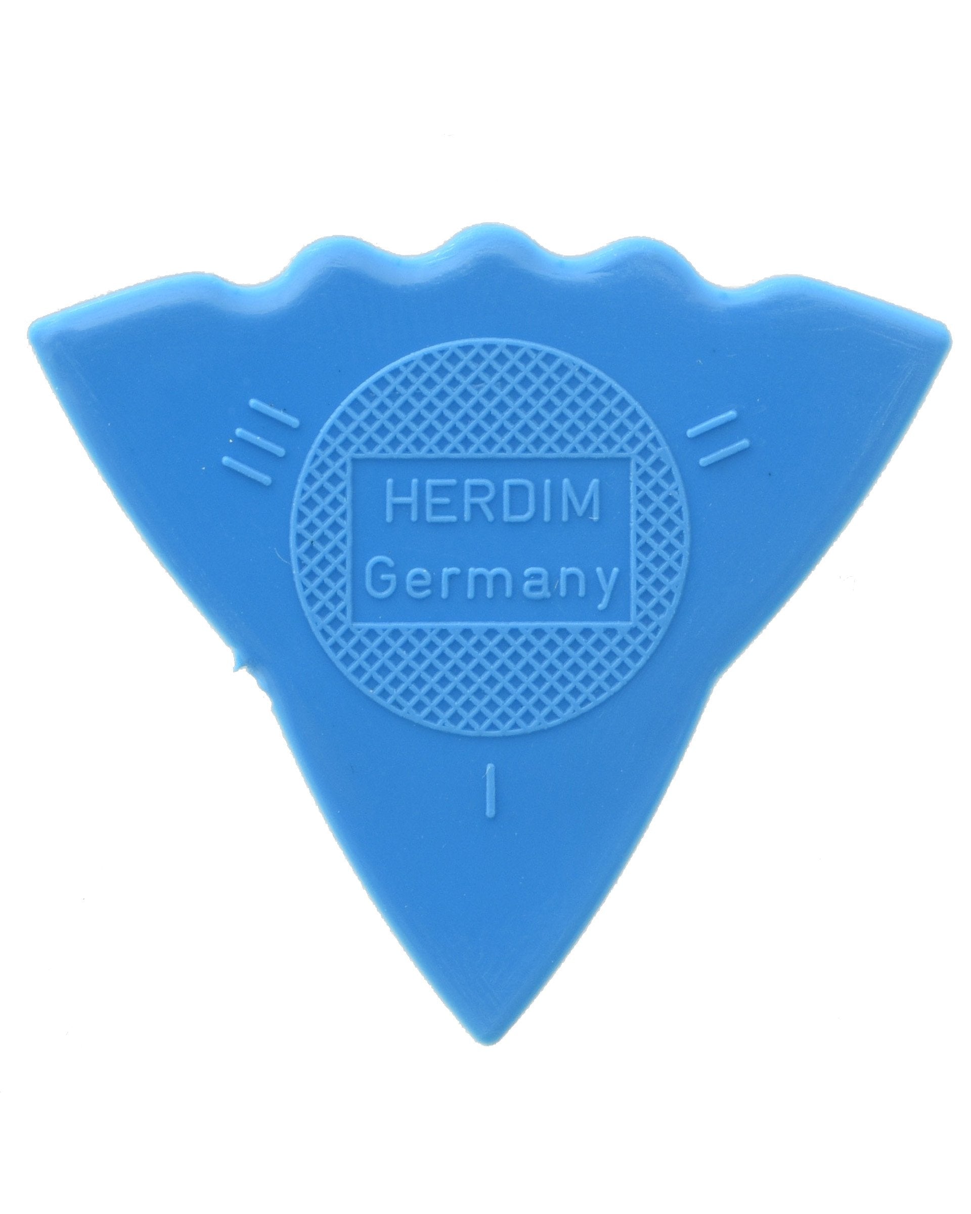 Image 1 of Herdim Heavy Gauge 3-In-1 Blue Flatpick - SKU# HPK3 : Product Type Accessories & Parts : Elderly Instruments