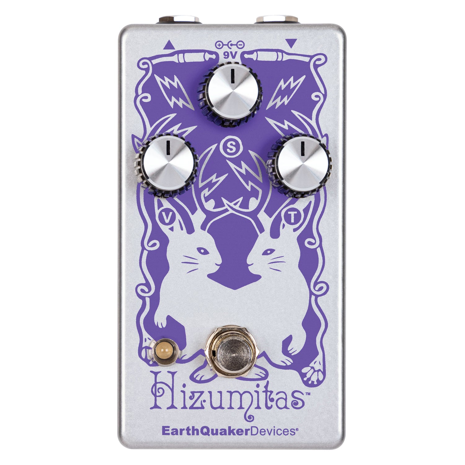 Front of EarthQuaker Devices Hizumitas™ Fuzz Sustainar Pedal