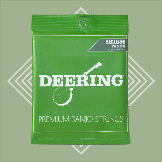 Deering Nickel-Plated Steel .12-.38 Irish Tenor Banjo Strings