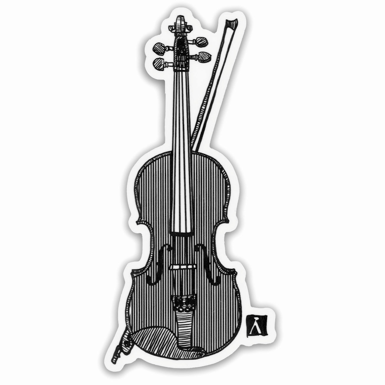 Bellavance Ink Vinyl Fiddle Sticker – Elderly Instruments