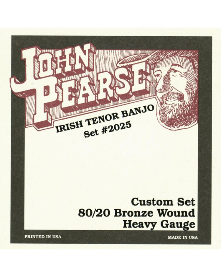 Image 1 of John Pearse 2025H Custom Heavy 4-String Tenor Banjo Strings - SKU# JP2025H : Product Type Strings : Elderly Instruments