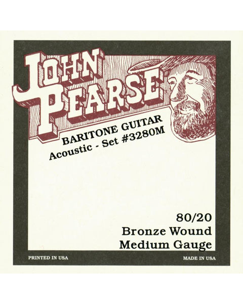 Cordes Guitare Acoustique John Pearse 310NM - Bronze 80/20, Tirant New Medium 13-55, Tension Uniforme