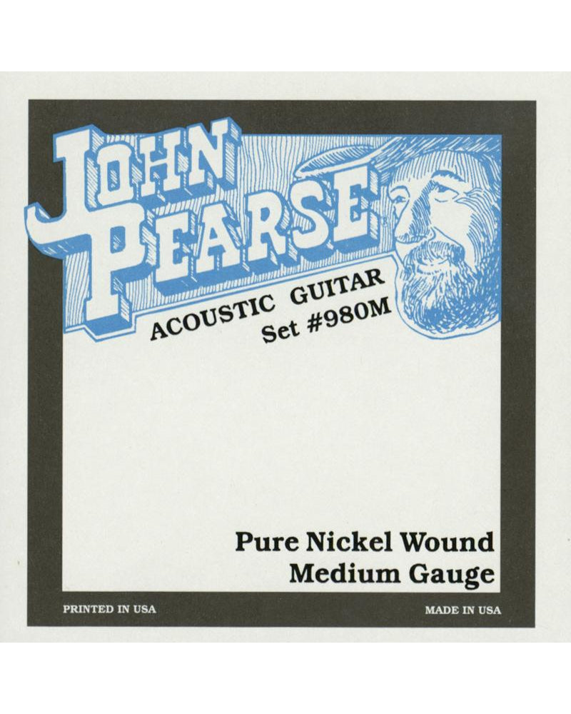 Image 1 of John Pearse 980M Nickel Medium Acoustic/Electric Guitar Strings - SKU# JP980M : Product Type Strings : Elderly Instruments